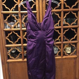Purple cocktail or prom dress